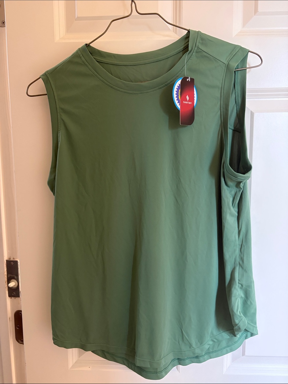 Women’s Sleeveless Active Tank Top — Green